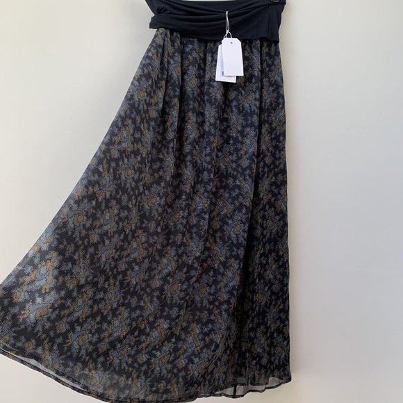 Toast Dresses & Skirts - Toast Aya Silk Maxi Skirt Size UK 14 Chiffon Patterned Floaty NEW RRP £155